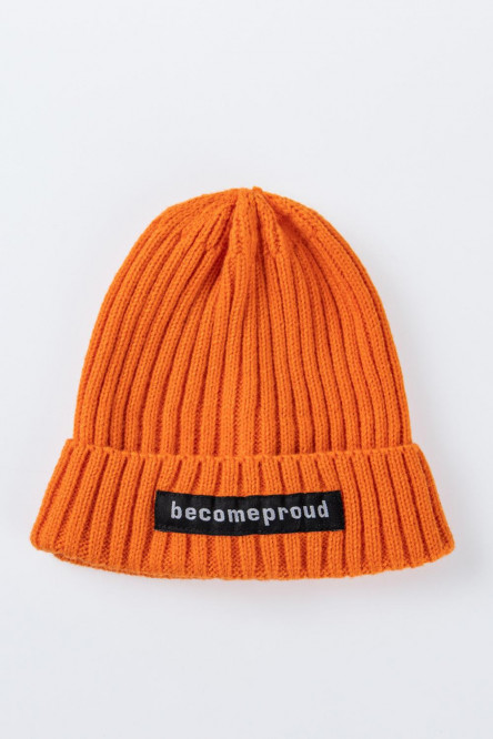 Gorro tejido unicolor