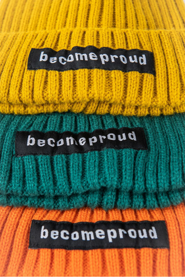 Gorro tejido unicolor
