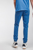 Jean Skinny con parches estampados