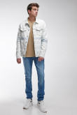 Chaqueta jean tie dye