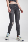 Jean Jegging tiro alto