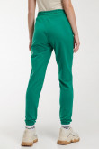 Pantalon jogger, unicolor, con bolsillos en costado