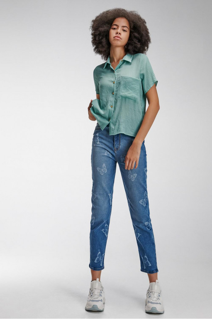 Blusa unicolor
