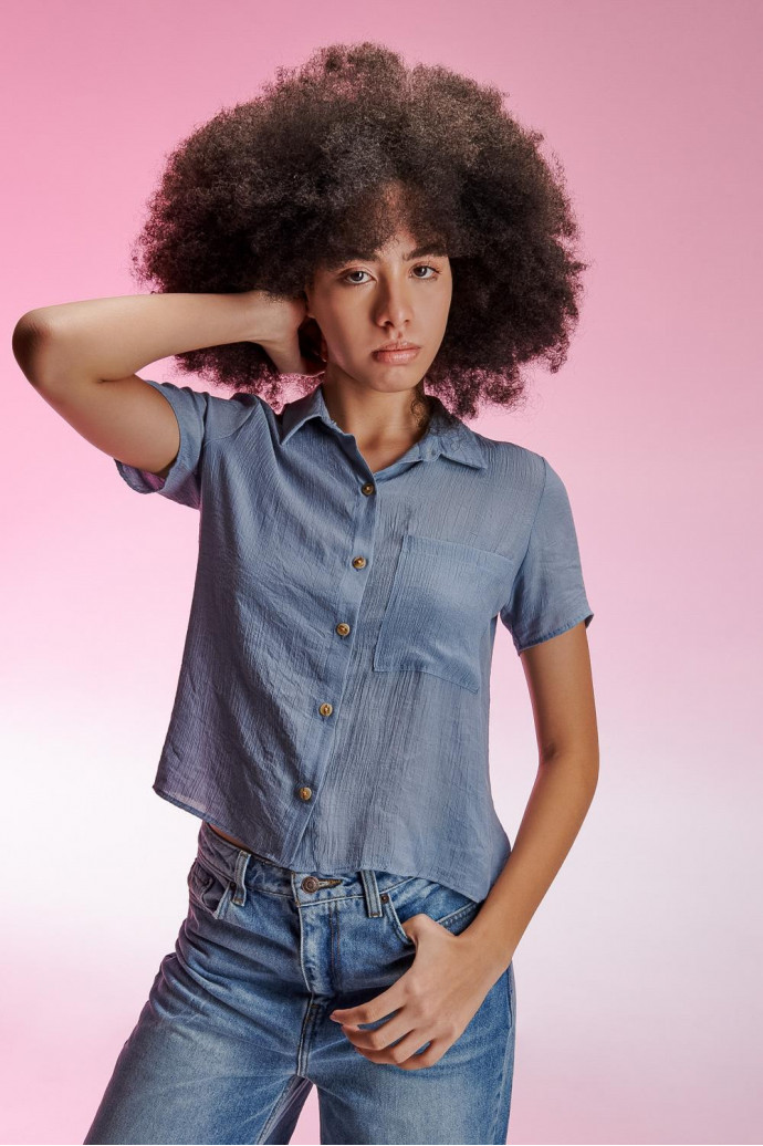 Blusa unicolor