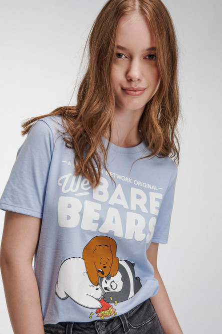 Camiseta manga corta estampada de Escandalosos