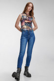 Jean Jegging tiro alto