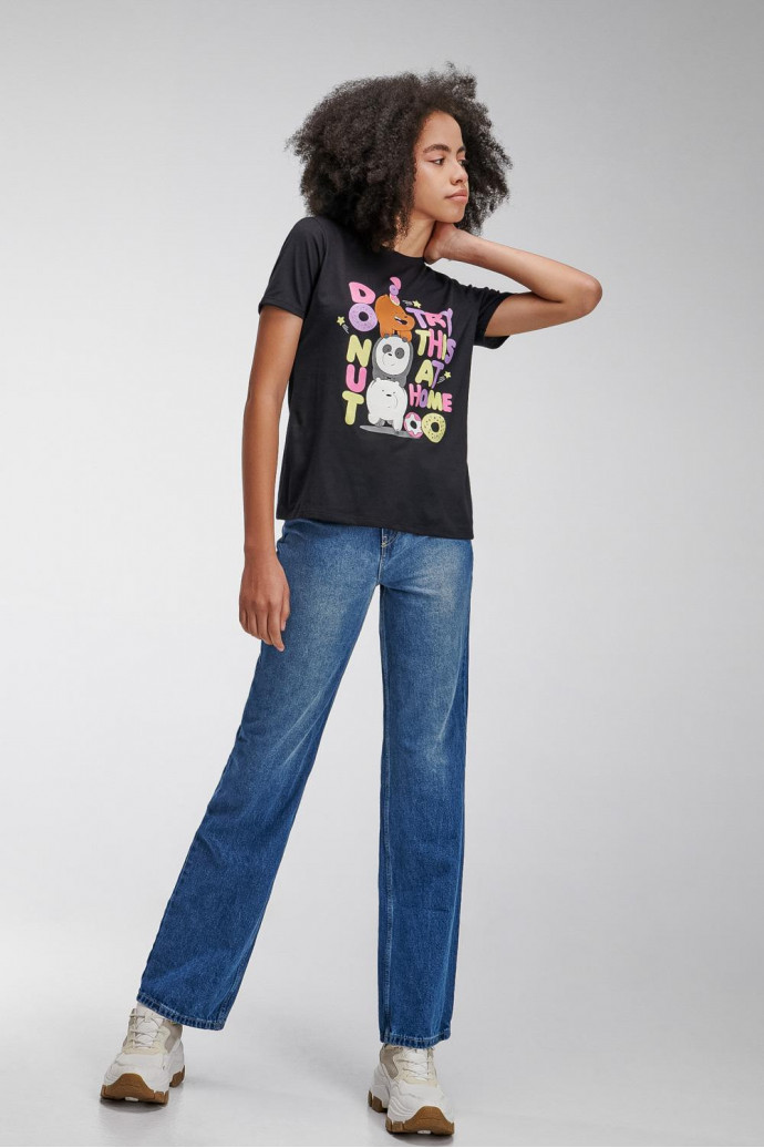 Camiseta manga corta estampada de Escandalosos