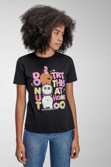 Camiseta manga corta estampada de Escandalosos