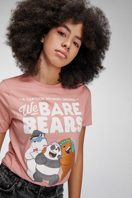 Camiseta manga corta estampada de Escandalosos