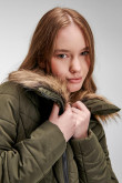 Chaqueta acolchada cuello alto