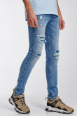 Jean skinny con rotos