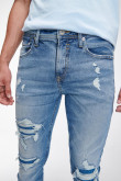 Jean skinny con rotos