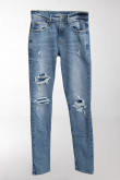 Jean skinny con rotos