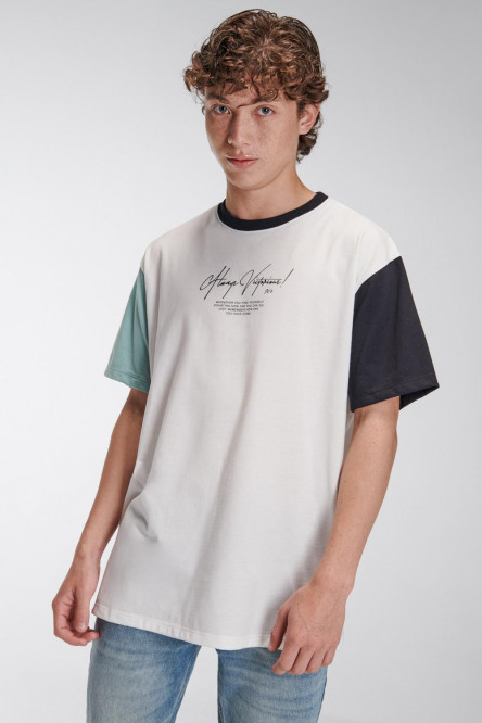 Camiseta manga corta, con estampado frente