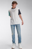 Camiseta manga corta, con estampado frente