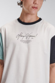 Camiseta manga corta, con estampado frente