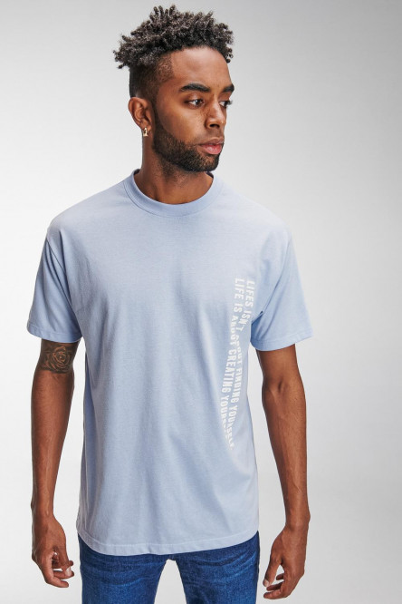 Camiseta manga corta con estampado.