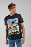 camiseta Manga corta estampada.