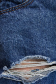 short Denim tiro alto