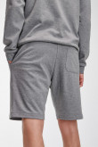 Bermuda loungewear con estampado en frente inferior