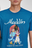 Camiseta manga corta, estampado de Aladdin