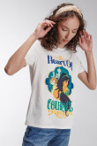 Camiseta, estampado de la princesa Jazmin.