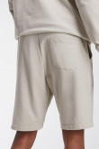 Bermuda loungewear con estampado en frente inferior