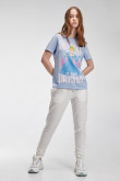 Camiseta, estampado de la princesa Cenicienta.