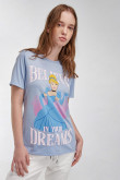 Camiseta, estampado de la princesa Cenicienta.
