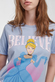 Camiseta, estampado de la princesa Cenicienta.