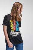 Camiseta manga corta, estampado de Chicas Superpoderosas.