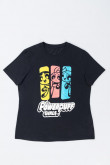 Camiseta manga corta, estampado de Chicas Superpoderosas.