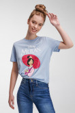 Camiseta, estampado de la princesa Mulan