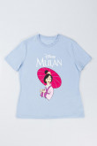 Camiseta, estampado de la princesa Mulan