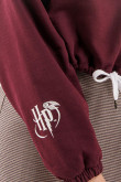 Buzo con capota estampado de Harry Potter.