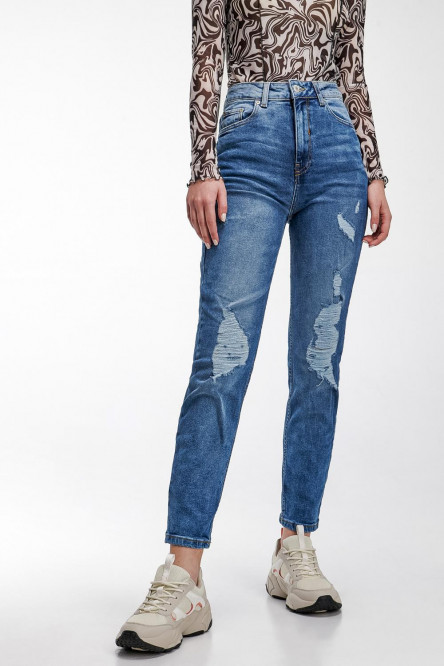 Pantalon Jean Mom