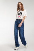 Camiseta manga corta, estampado de Hello Kitty