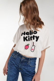 Camiseta manga corta, estampado de Hello Kitty