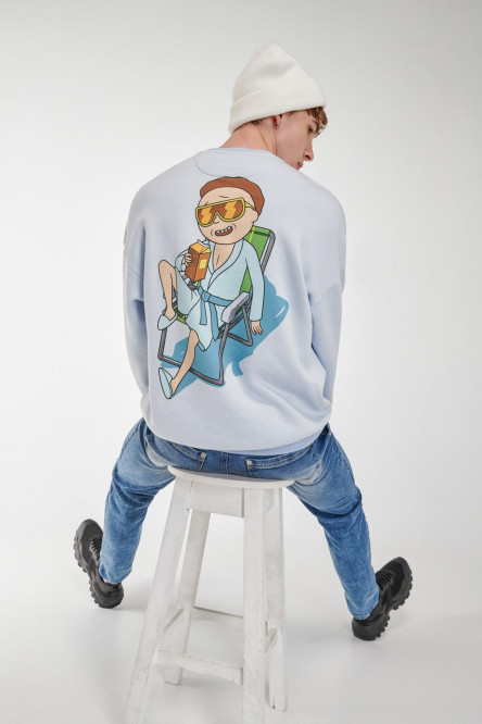 Buzo, estampado de Rick & Morty