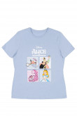 Camiseta manga corta de Alicia en el país de las maravillas