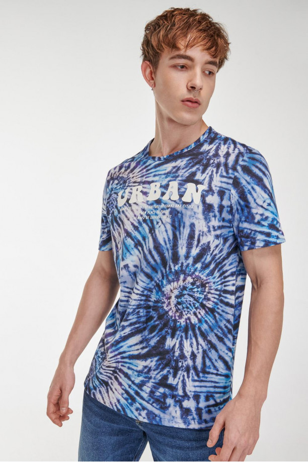 Camiseta manga corta estampada
