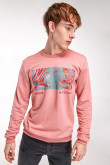 Buzo cuello redondo estampado