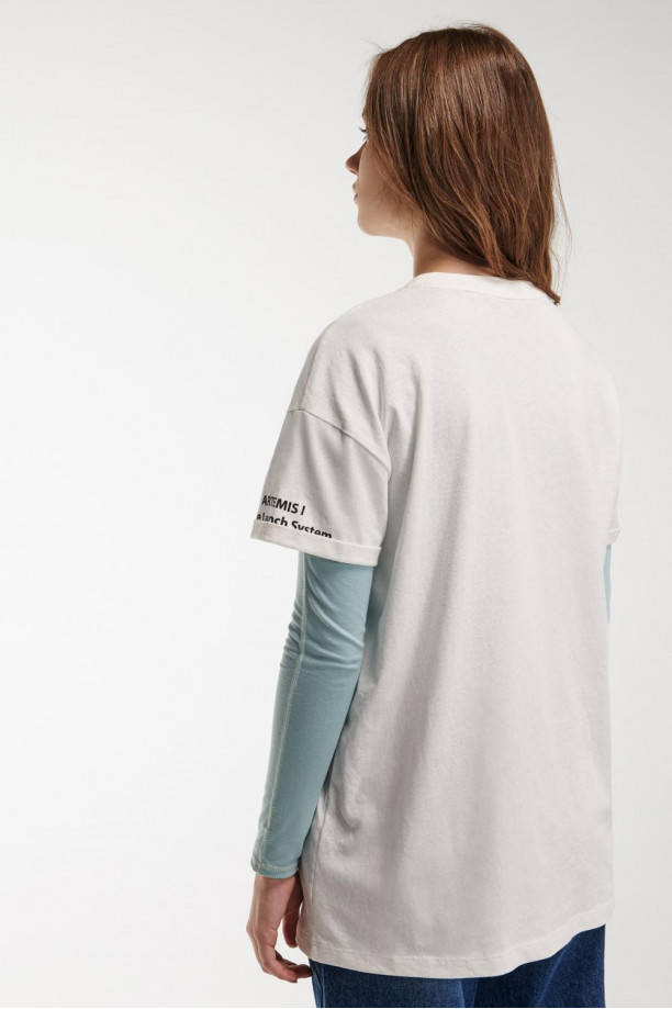 Camiseta manga corta, estampada de NASA
