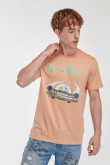 Camiseta, con estampado en frente, de Rick & Morty