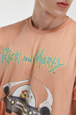 Camiseta, con estampado en frente, de Rick & Morty