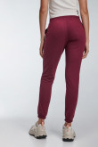 Pantalon jogger, unicolor, con bolsillos en costado