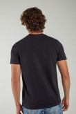 Camiseta básica manga corta con estampado.