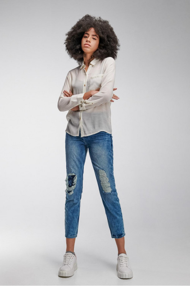 BLUSA UNICOLOR