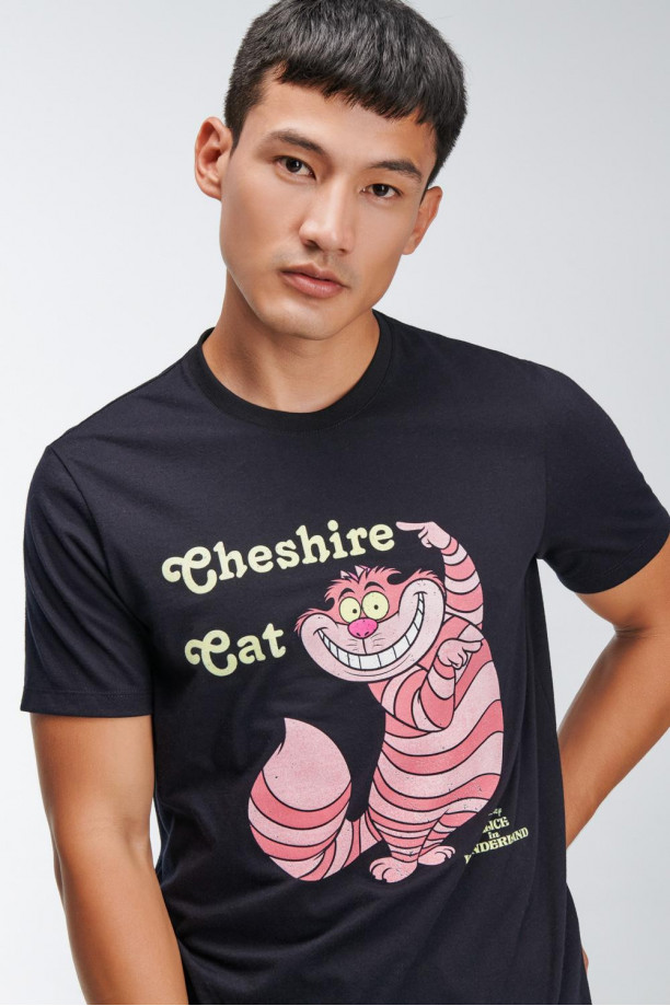 Camiseta manga corta, estampado de Alicia en el país de las maravillas, Disney
