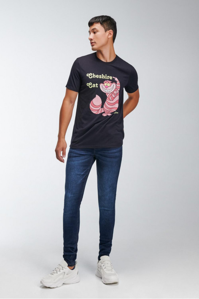 Camiseta manga corta, estampado de Alicia en el país de las maravillas, Disney